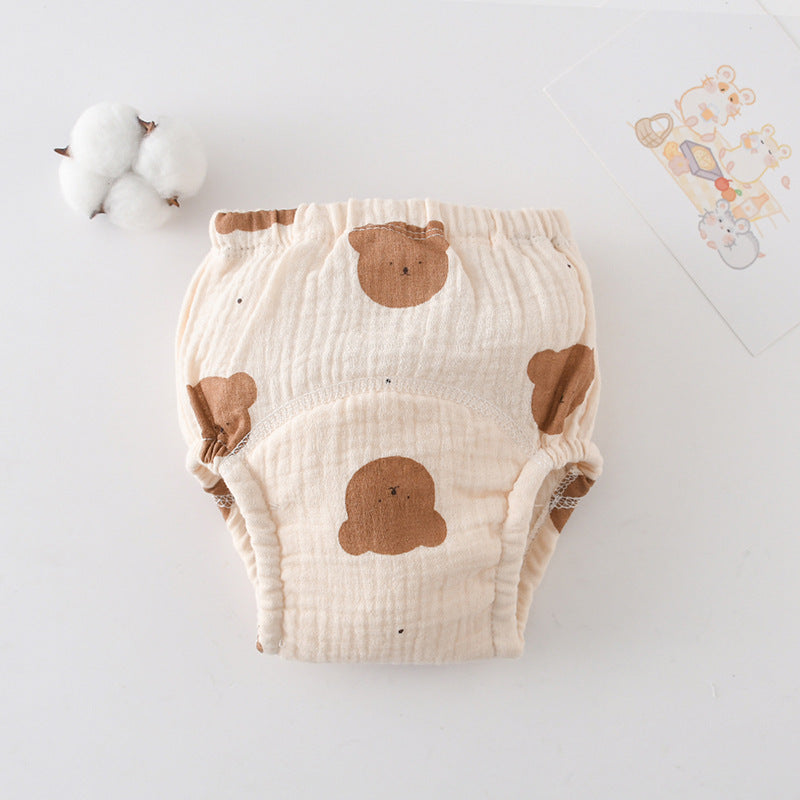 Premium 100% Cotton Korean Style Training Pants for Toddlers Easy Pull Up Potty Training Underwear Breathable Absorbent Leak Proof Diaper Alternative Soft Comfortable A Grade Safety Certified