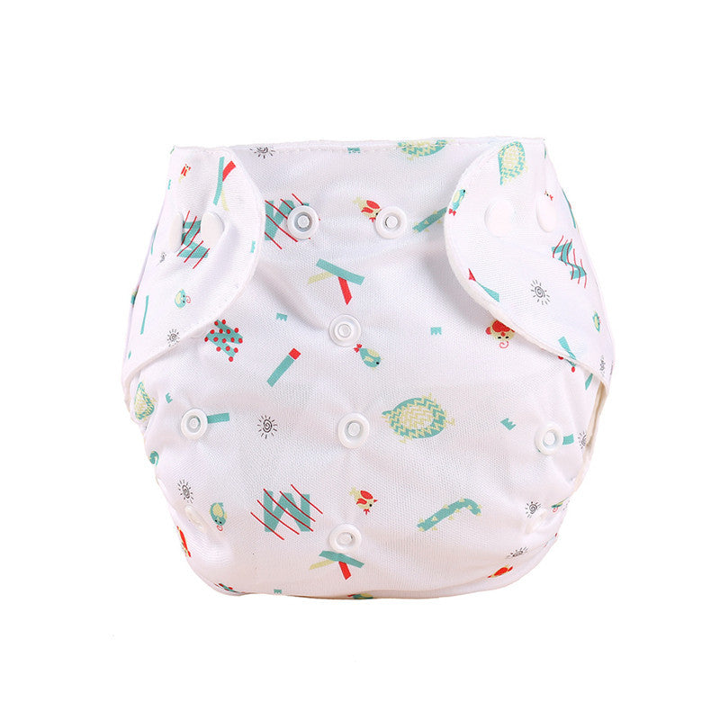 Reusable Washable Baby Diaper Pants for Newborns and Infants Aged 0 to 18 Months Soft Breathable Cotton Blend Leak Proof Overnight Diaper Pants for Boys and Girls with Cute Trendy Prints