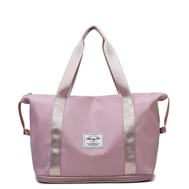 Stylish Lightweight Travel Tote Bag for Women Large Capacity Carry On Handbag Perfect for Short Trips Gym Yoga Fitness Work Commuting and Daily Use with Multiple Compartments and Durable Water Resista