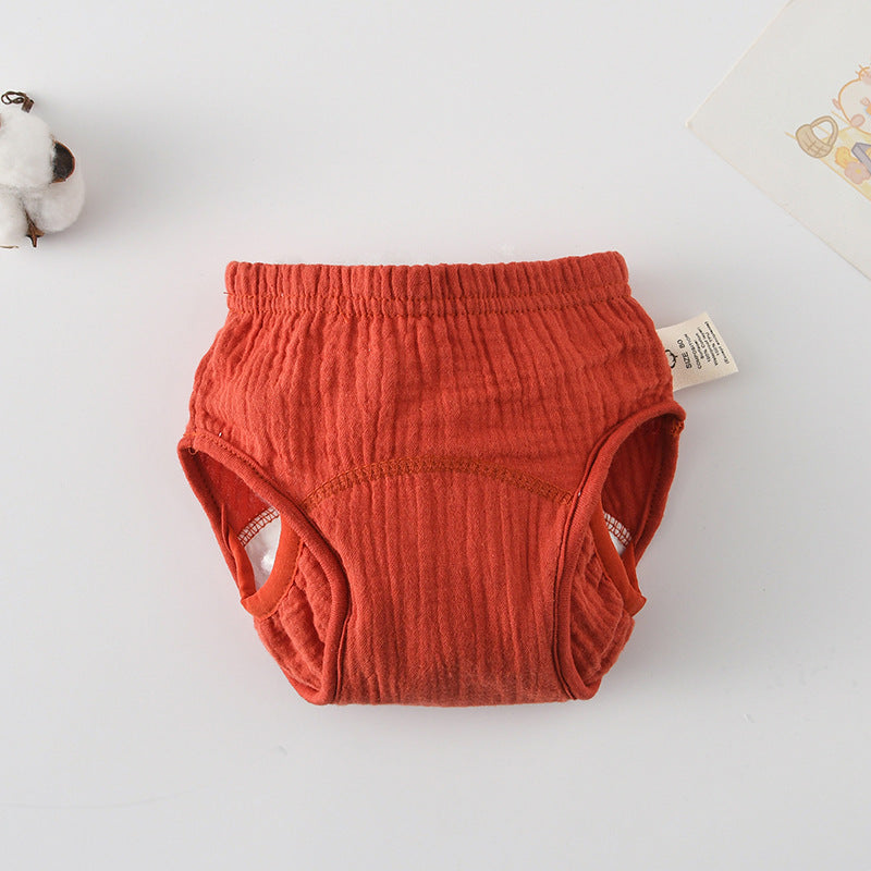 Premium Korean Style Baby Gauze Diaper Liners Reusable Cloth Diaper Covers Training Pants Breathable Soft Cotton Leak Proof Absorbent for Newborns Toddlers