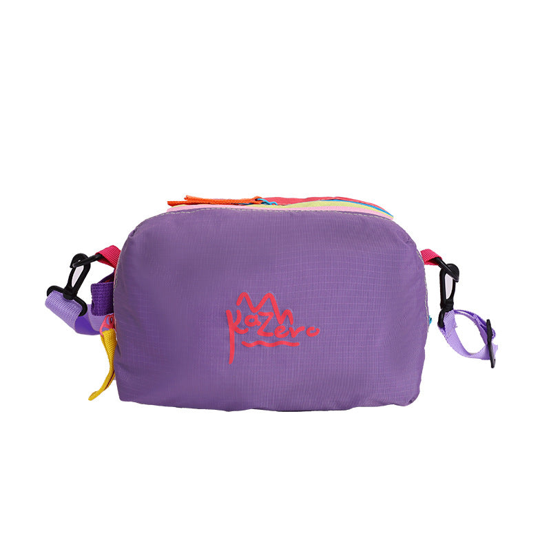 2026 Spring Summer New Fashion Waterproof Crossbody Bag Large Capacity Multi Layer Patchwork Contrast Color Tote Shoulder Bag for Travel Gym Toiletry Organizer Stylish Lightweight Daily Use