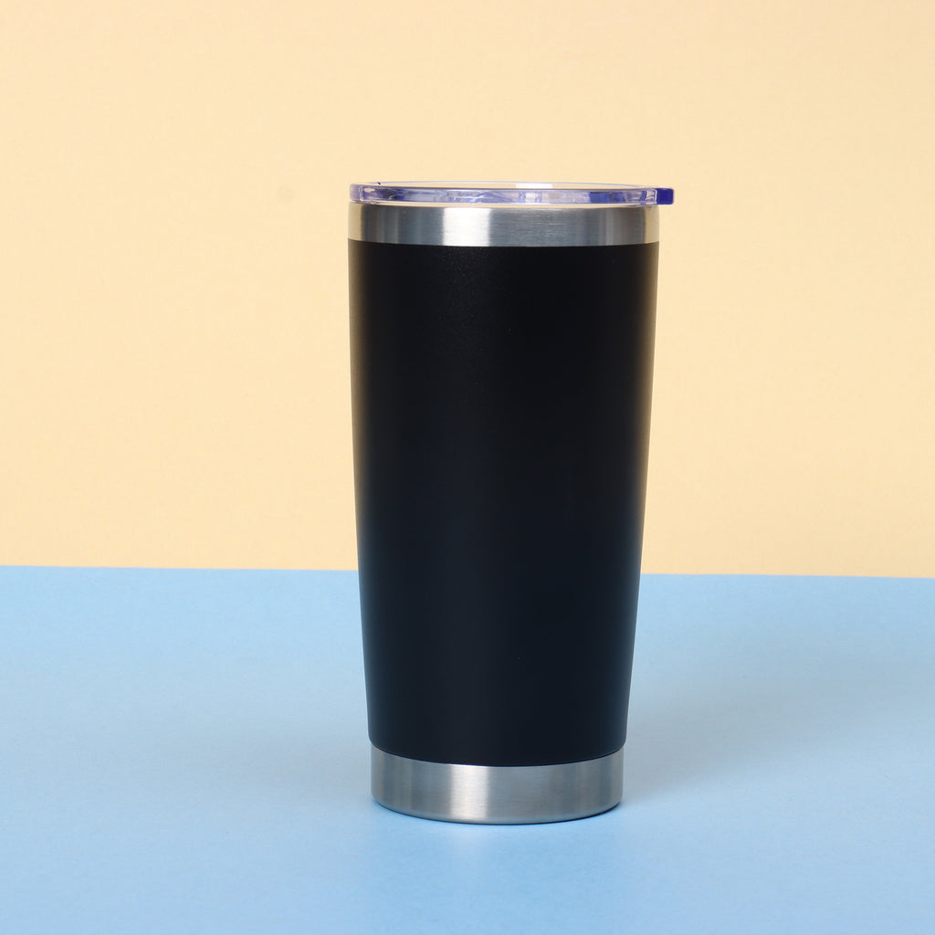 20 oz Car Travel Mug Stainless Steel Vacuum Insulated Coffee Cup for Cars with Spill Proof Lid Portable Thermal Drink Container BPA Free Dishwasher Safe Custom Logo Available