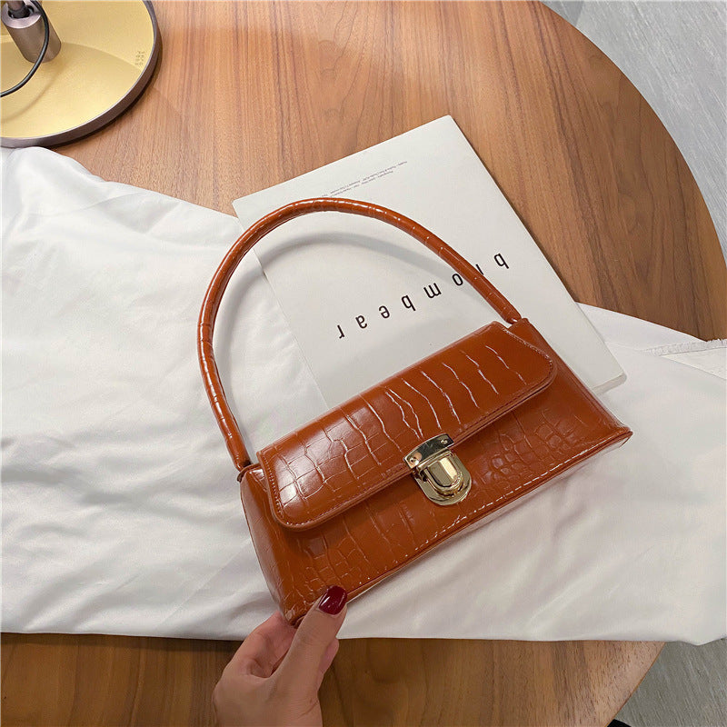 Women Fashion Handbag 2026 New Trendy Korean Style Pebbled Texture Top Handle Crossbody Bag for Casual Office Streetwear Stylish Lightweight Everyday Purse