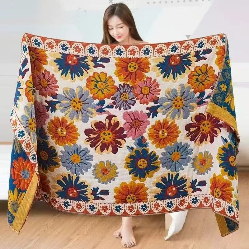 Premium Extra Large Thick Soft Absorbent 100 Percent Cotton Gauze Bath Towel for Adults Unisex Home Use Quick Dry Spa Quality Bathroom Essential for Men and Women