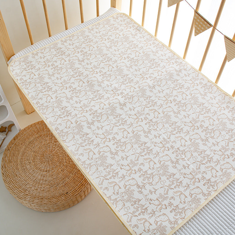 Premium Waterproof Breathable Baby Diaper Pad with 3 Layer Sandwich Mesh Design for Crib Stroller Car Seat Easy Machine Washable Reusable Nursery Bedding for Infants Toddlers and Travel