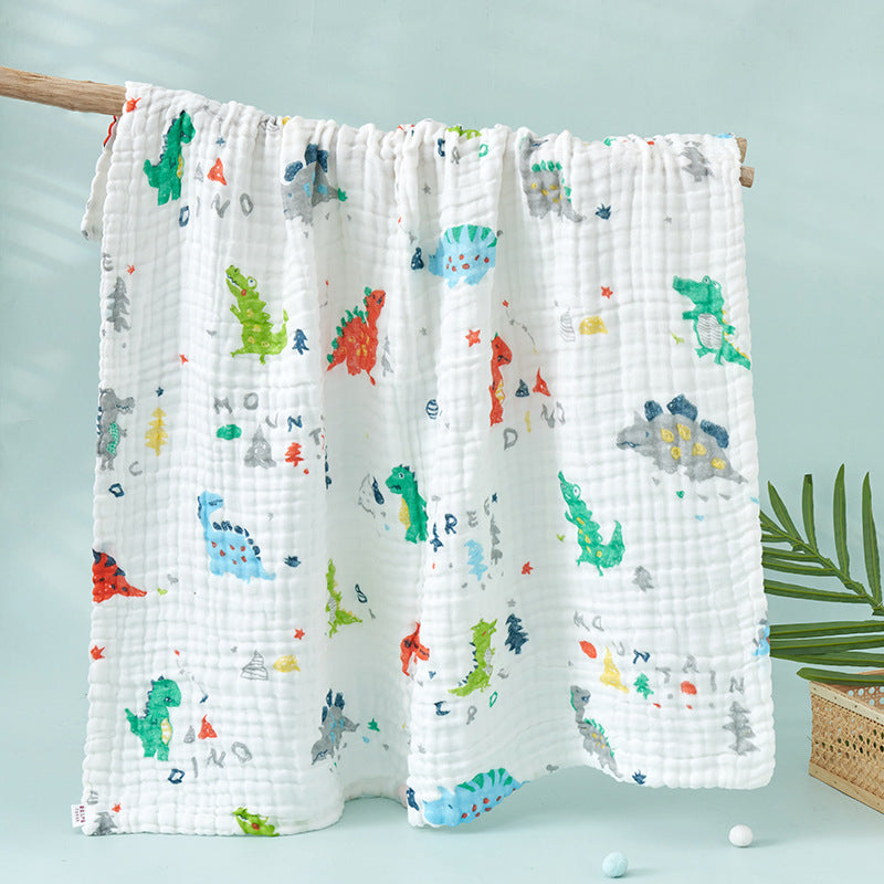 Premium 6 Layer Bubble Gauze Bath Towel for Babies and Kids Made of A Grade 100 Percent Cotton Highly Absorbent Breathable Soft Large Size Baby Blanket Bath Sheet for Newborns Toddlers and Children