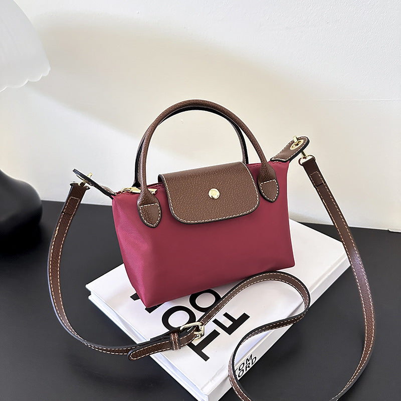 2024 New Autumn Winter Women Nylon Puff Bag Stylish Minimalist Crossbody Shoulder Handbag Lightweight Durable Fashionable Everyday Purse for Work Travel Casual Outfits