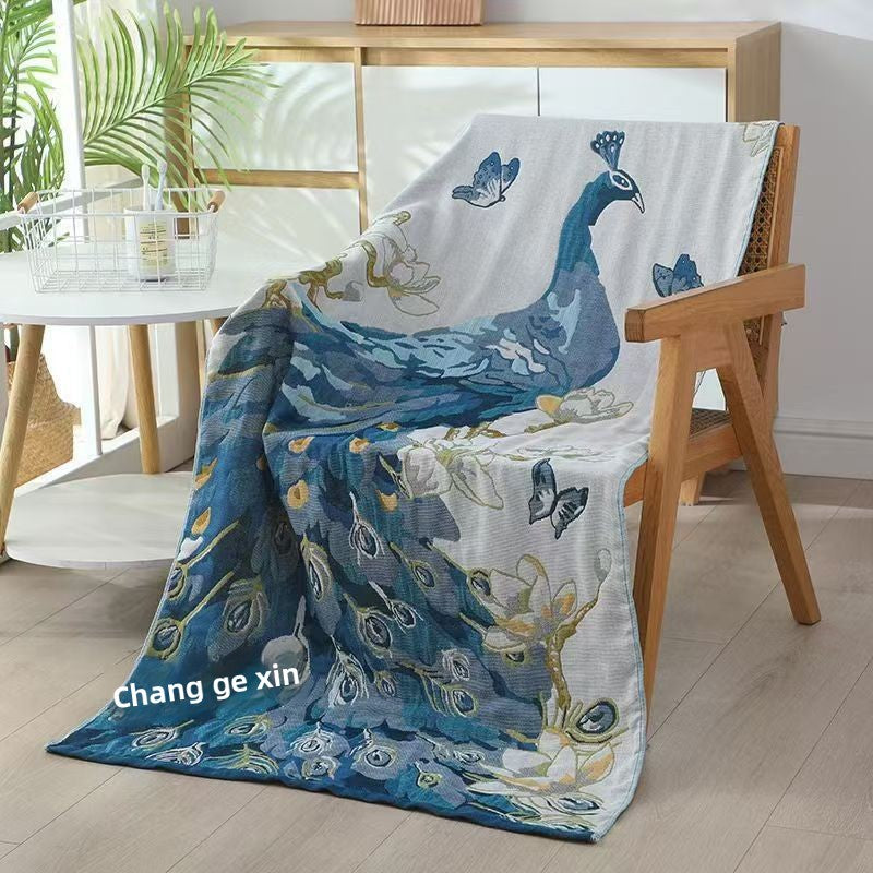 Premium Extra Large Thick Soft Absorbent 100 Percent Cotton Gauze Bath Towel for Adults Unisex Home Use Quick Dry Spa Quality Bathroom Essential for Men and Women