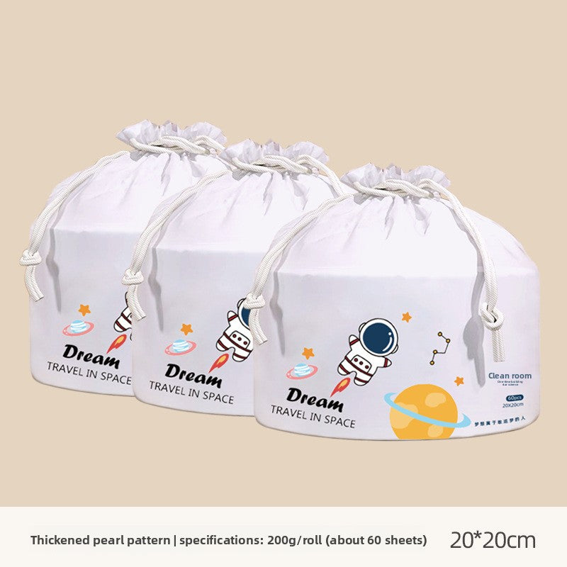 Premium 100% Cotton Disposable Face Towels for Face Cleansing Makeup Removal and Baby Care Soft Hypoallergenic Gentle on Skin Bulk Pack for Home Spa and Travel