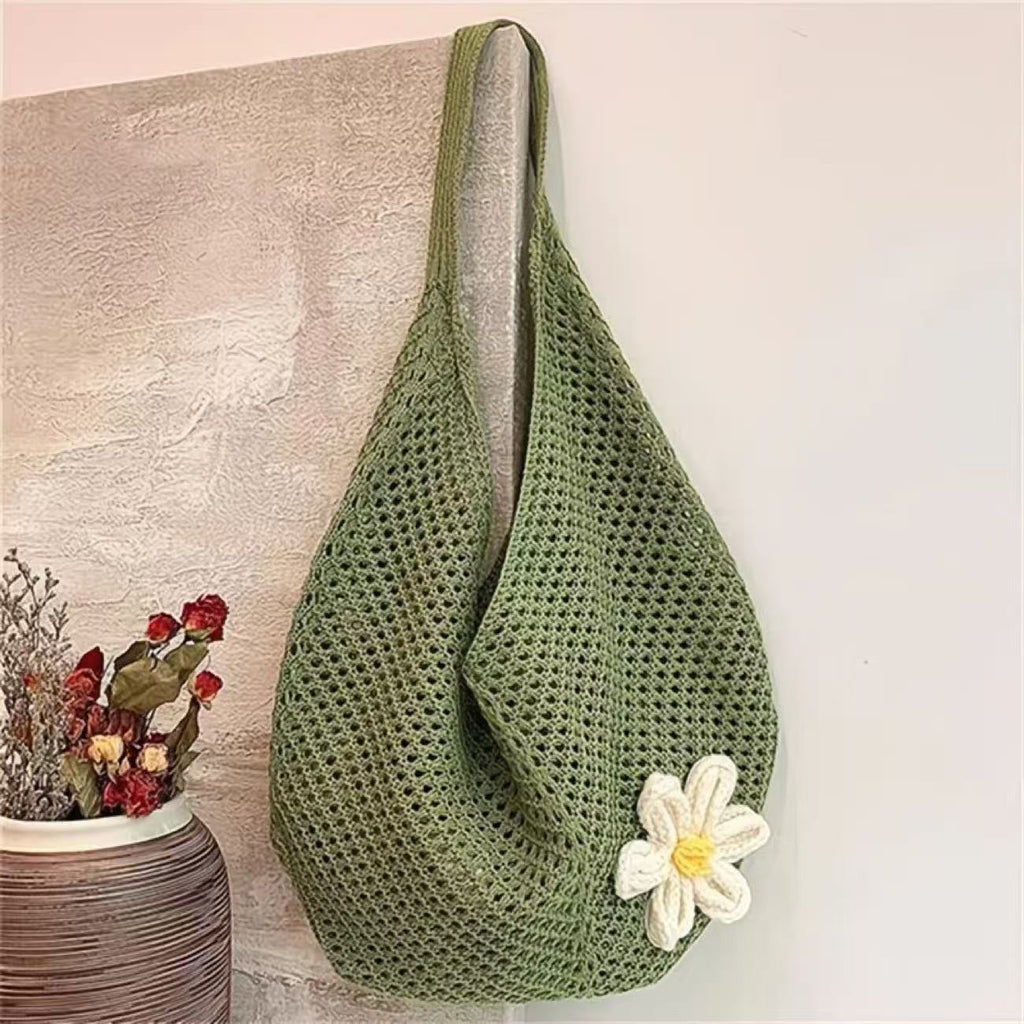 Women Summer Fashion Crossbody Bag Lightweight Large Capacity Mesh Tote Handbag for Work Travel Daily Use Stylish Minimalist Design Trendy Casual Shoulder Backpack Purse