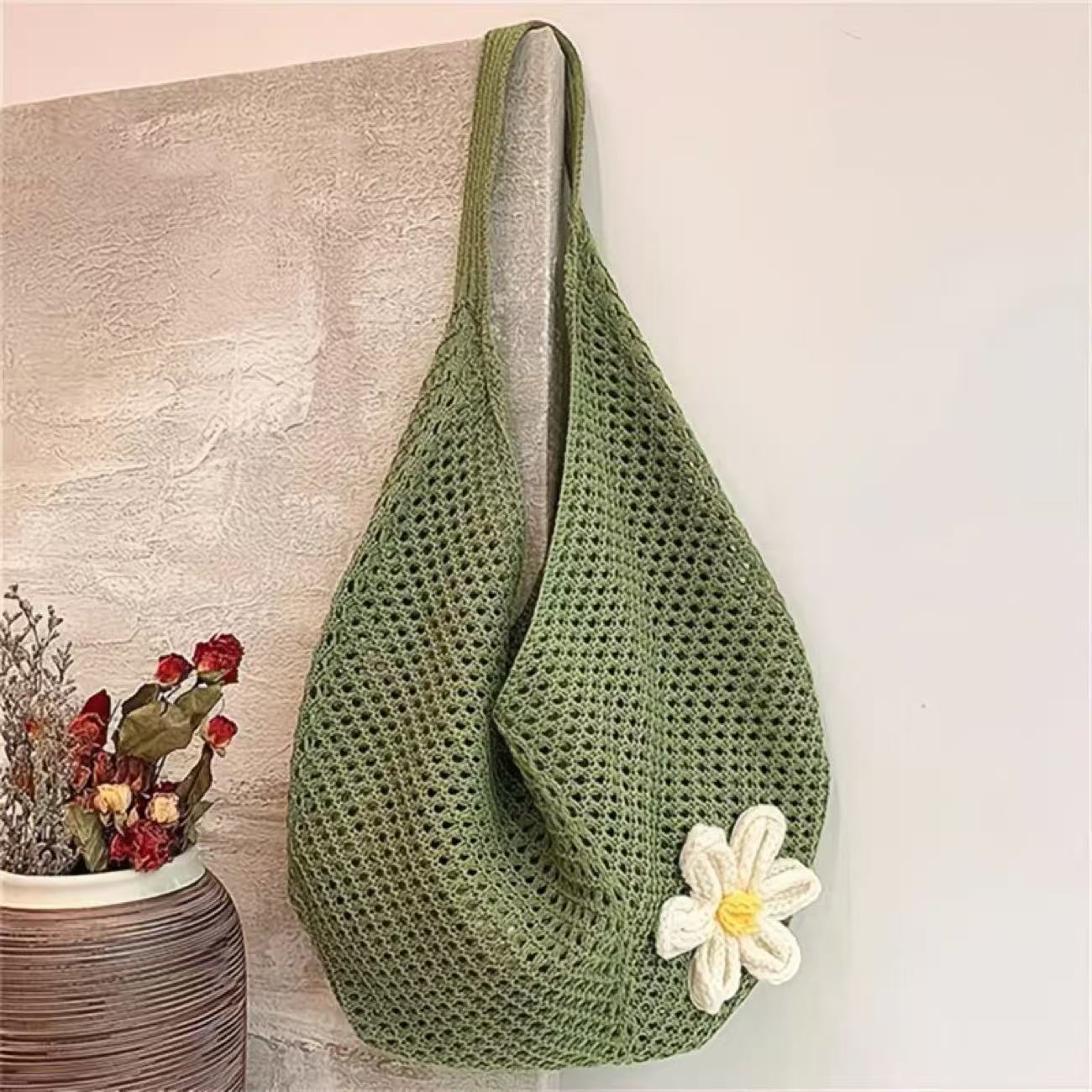 Women Summer Fashion Crossbody Bag Lightweight Large Capacity Mesh Tote Handbag for Work Travel Daily Use Stylish Minimalist Design Trendy Casual Shoulder Backpack Purse