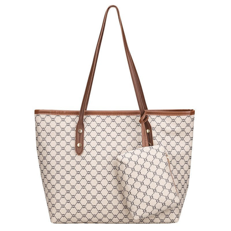 Women Large Capacity Tote Bag 2025 Trendy Minimalist Fashion Work Commuting Shoulder Bag for Ladies Spacious Organized Everyday Purse Lightweight Durable Casual Office Travel Handbag