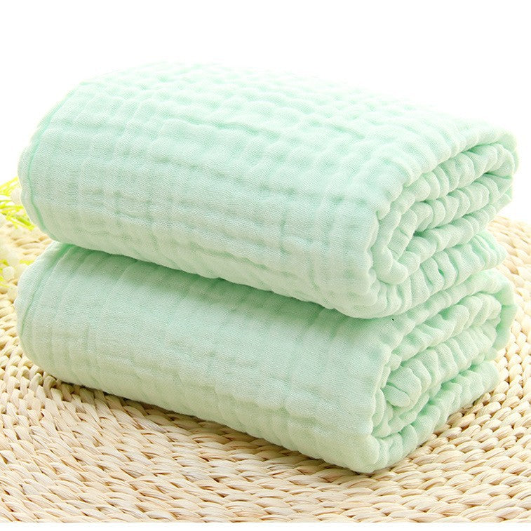 Premium 6 Layer Gauze Baby Bath Towel 105x105cm Ultra Soft Highly Absorbent Muslin Swaddle Blanket for Newborns and Infants Gentle on Sensitive Skin Multipurpose Use