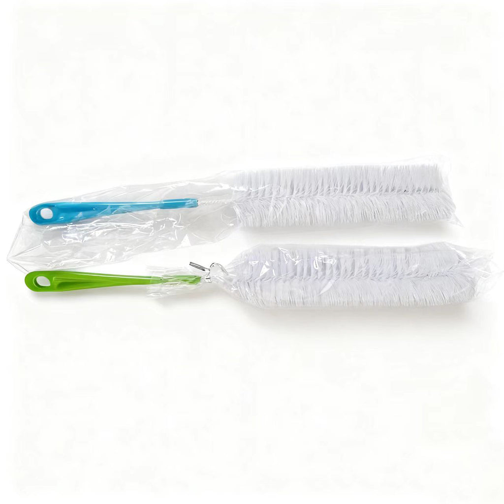 Premium Heavy Duty Multi Purpose Cleaning Brush Set for Tea Kettle Coffee Pot Water Bottle Baby Bottle and Straws with Stainless Steel Handle and Durable Nylon Bristles for Kitchen Bathroom and Travel