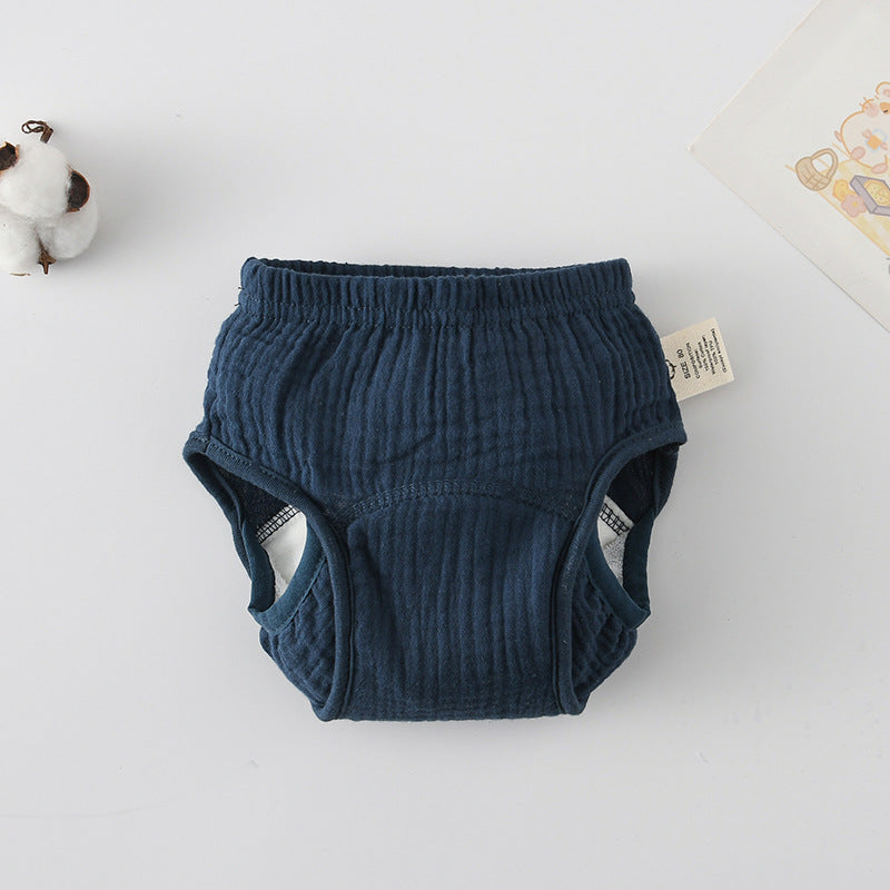 Premium Korean Style Baby Gauze Diaper Liners Reusable Cloth Diaper Covers Training Pants Breathable Soft Cotton Leak Proof Absorbent for Newborns Toddlers