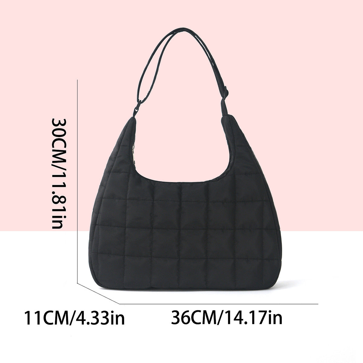 2024 New Fashion Women Large Capacity Crossbody Bag Soft Faux Fur Lined Underarm Shoulder Tote Bag Casual Minimalist Design Lightweight Durable Everyday Use Travel Work School Purse