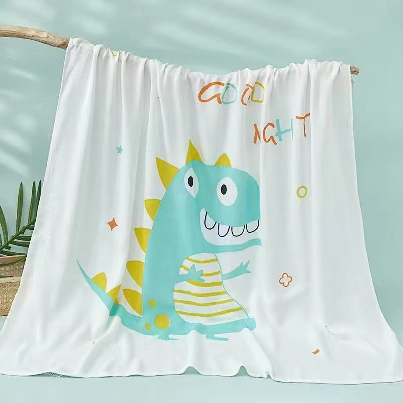 Premium Bamboo Fiber Baby Bath Towel and Swaddle Blanket for Newborns Ultra Soft Double Gauze Absorbent Hypoallergenic A Grade Certified Safe for Sensitive Infant Skin
