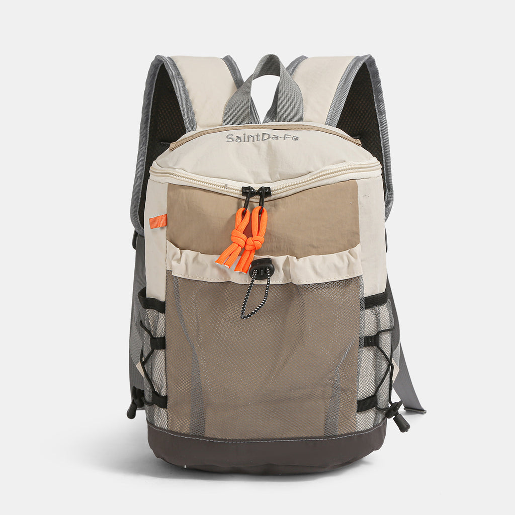 Trendy Minimalist Nature Inspired Adjustable Drawstring Backpack for Women and Men Lightweight Durable Travel Hiking College Daily Use with Large Capacity Spacious Main Compartment and Multiple Pocket
