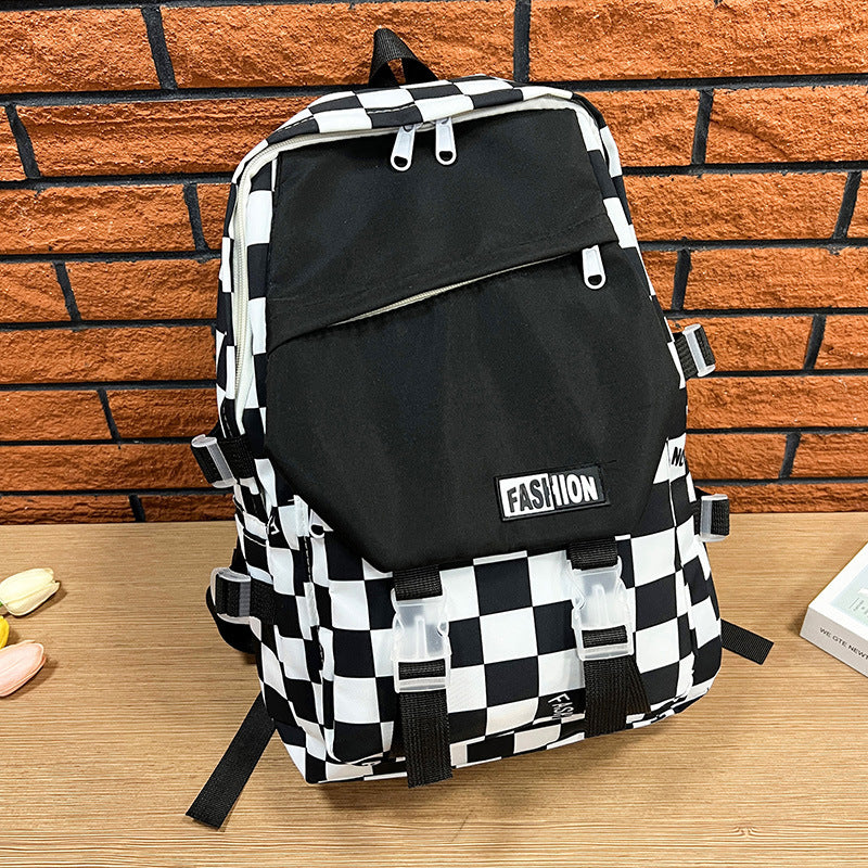 Women Backpack 2026 New Minimalist Korean Style School Bag for High School and Middle School Students Large Capacity Lightweight Durable College Backpack with Laptop Compartment and Multiple Pockets