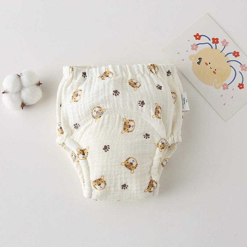 Premium 100% Cotton Korean Style Potty Training Pants for Babies Soft Breathable Absorbent Leak Proof Diaper Alternative with Gentle Elastic Waist and Eco Friendly A Grade Fabric