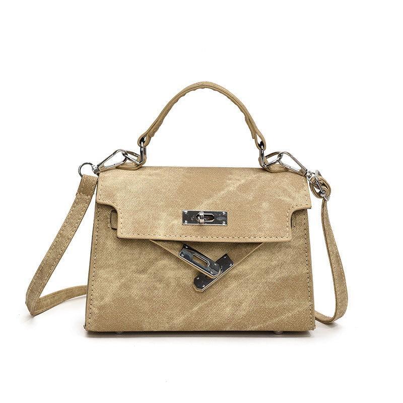 Luxury Minimalist Women Handbag Small Square Crossbody Bag Korean Style Fashionable Retro Office Tote Purse for Daily Commuting and Casual Outings 2026 New Design