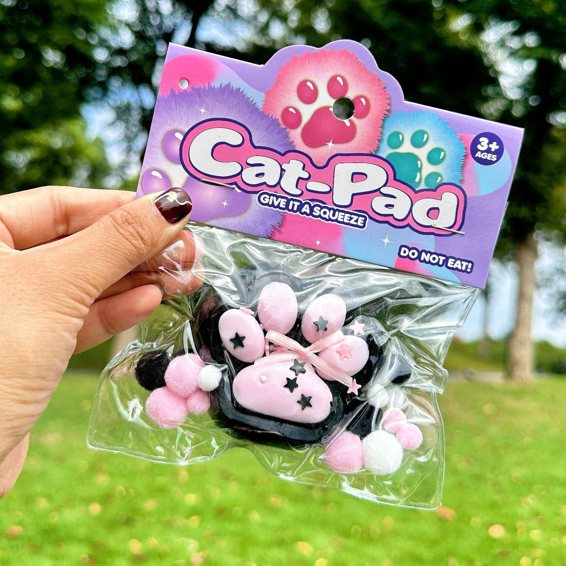 Super Soft Cat Paw Squeeze Toy for Stress Relief and Anxiety Reduction Made of Safe TPR Material with Realistic Texture Ideal for Adults Kids and Pet Lovers as Fun Fidget Sensory Toy