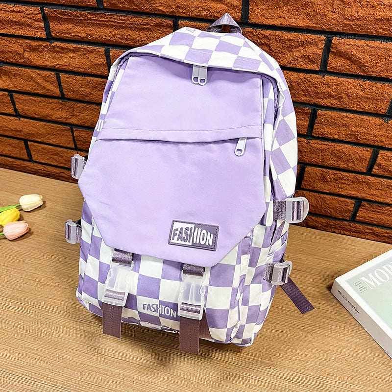 Women Backpack 2026 New Minimalist Korean Style School Bag for High School and Middle School Students Large Capacity Lightweight Durable College Backpack with Laptop Compartment and Multiple Pockets