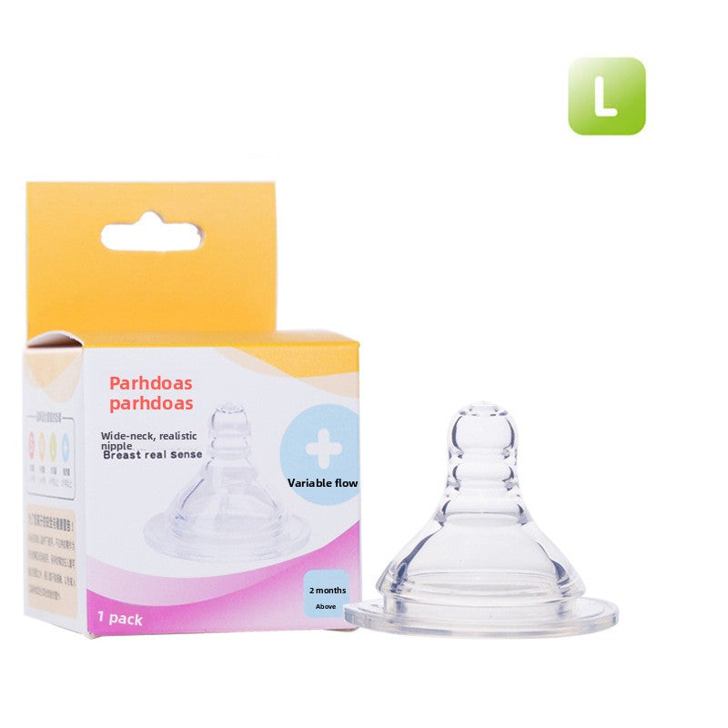 PabaBet Wide Neck Baby Bottle Nipples Compatible with Standard Wide Mouth Bottles Soft Silicone Feeding Nipples for Newborns Infants and Toddlers BPA Free Safe Gentle on Gums