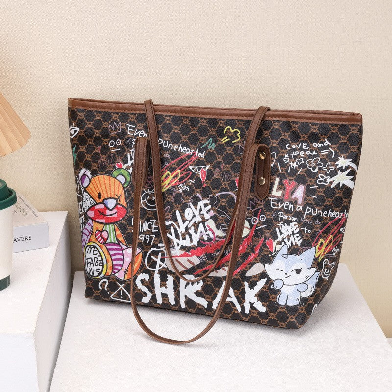 Women Large Capacity Tote Bag 2025 Trendy Minimalist Fashion Work Commuting Shoulder Bag for Ladies Spacious Organized Everyday Purse Lightweight Durable Casual Office Travel Handbag