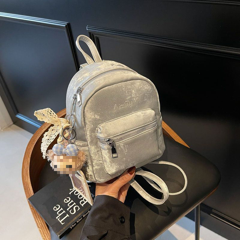 MIXIAOTU Women Backpack 2025 New Minimalist Solid Color Fashion Backpack Lightweight Durable Water Resistant Daily Commute College Travel Bag with Laptop Compartment and Multiple Pockets