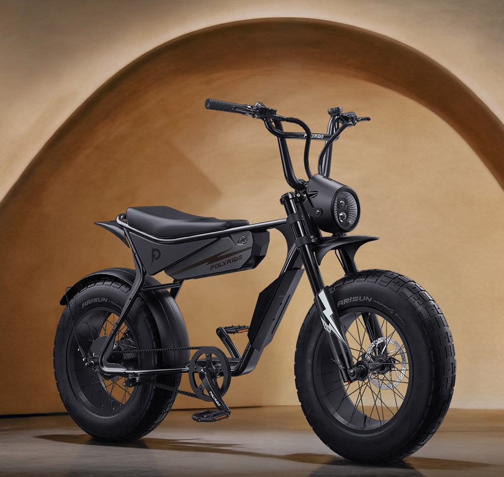 New Fat Tire Electric Assist Bicycle – City Commuter & Off-Road with Suspension