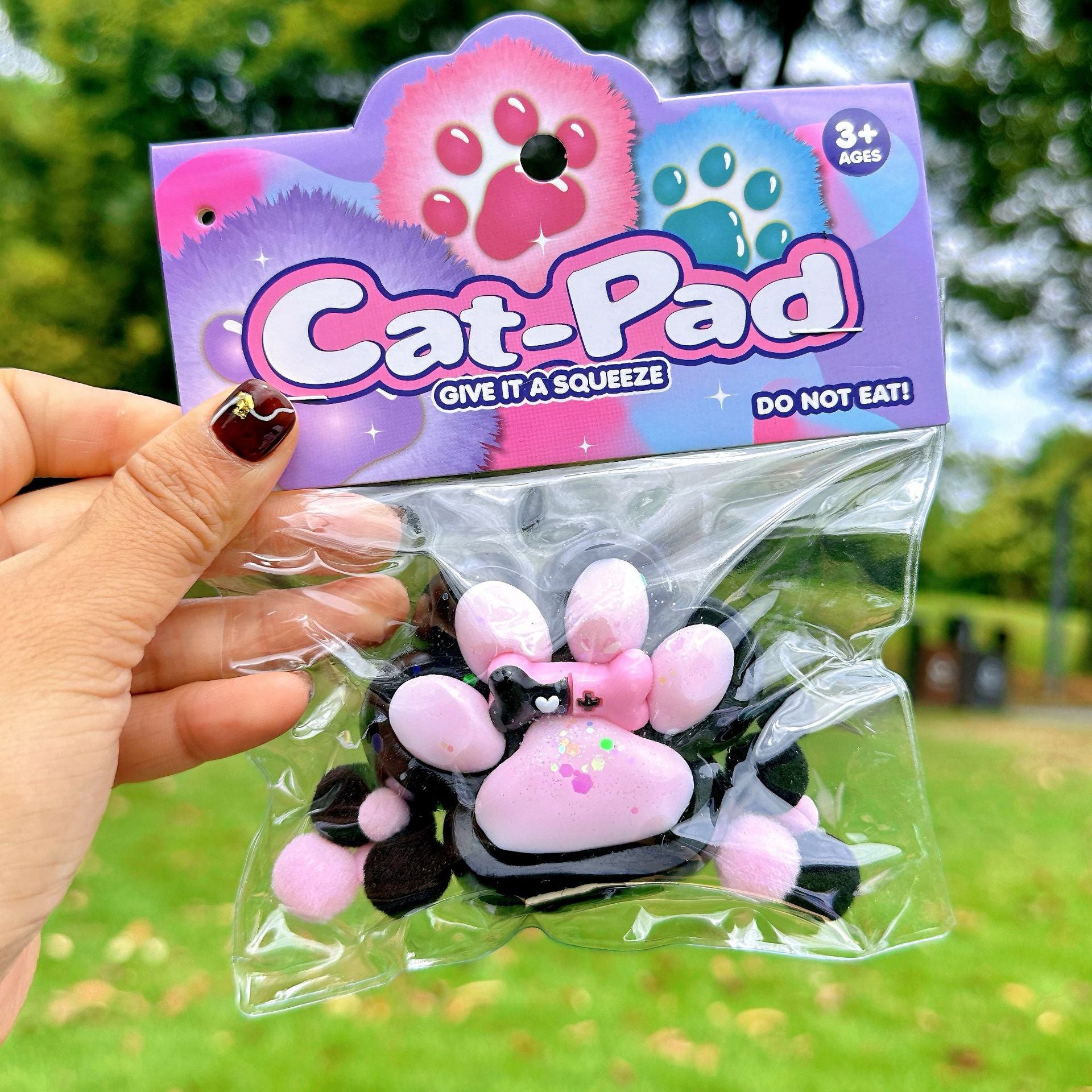 Super Soft Cat Paw Squeeze Toy for Stress Relief and Anxiety Reduction Made of Safe TPR Material with Realistic Texture Ideal for Adults Kids and Pet Lovers as Fun Fidget Sensory Toy