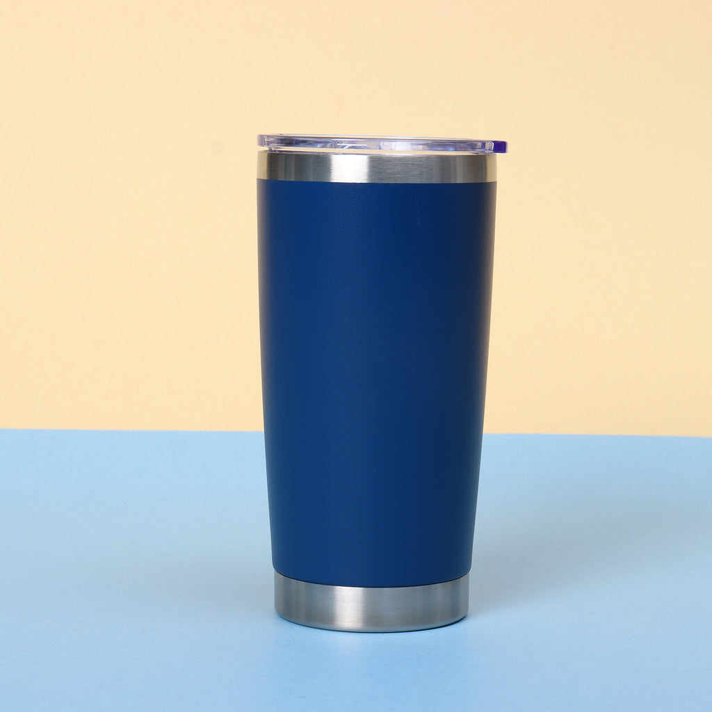 20 oz Car Travel Mug Stainless Steel Vacuum Insulated Coffee Cup for Cars with Spill Proof Lid Portable Thermal Drink Container BPA Free Dishwasher Safe Custom Logo Available