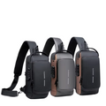 Men's Multi-Functional Sports Backpack - Anti-Theft with Combination Lock & Crossbody Design
