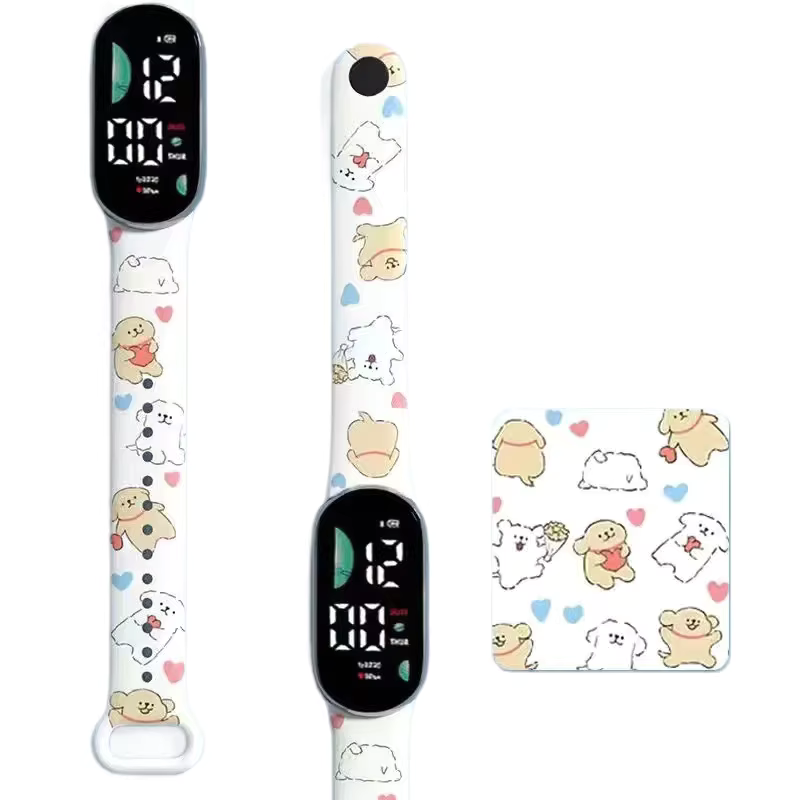 Children's Electronic Watch - Cartoon Design, Sports Tracking, Creative & Fashionable