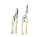Stainless Steel Pruner - For Branches, Fruit Trees, Flowers, and Floral Arrangements, Straight & Curved