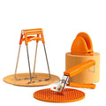 Stainless Steel Dish Lifter - Heat-proof, Non-slip Grip, For Serving, Transporting, and Handling Hot Dishes
