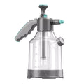 Manually press the sprayer