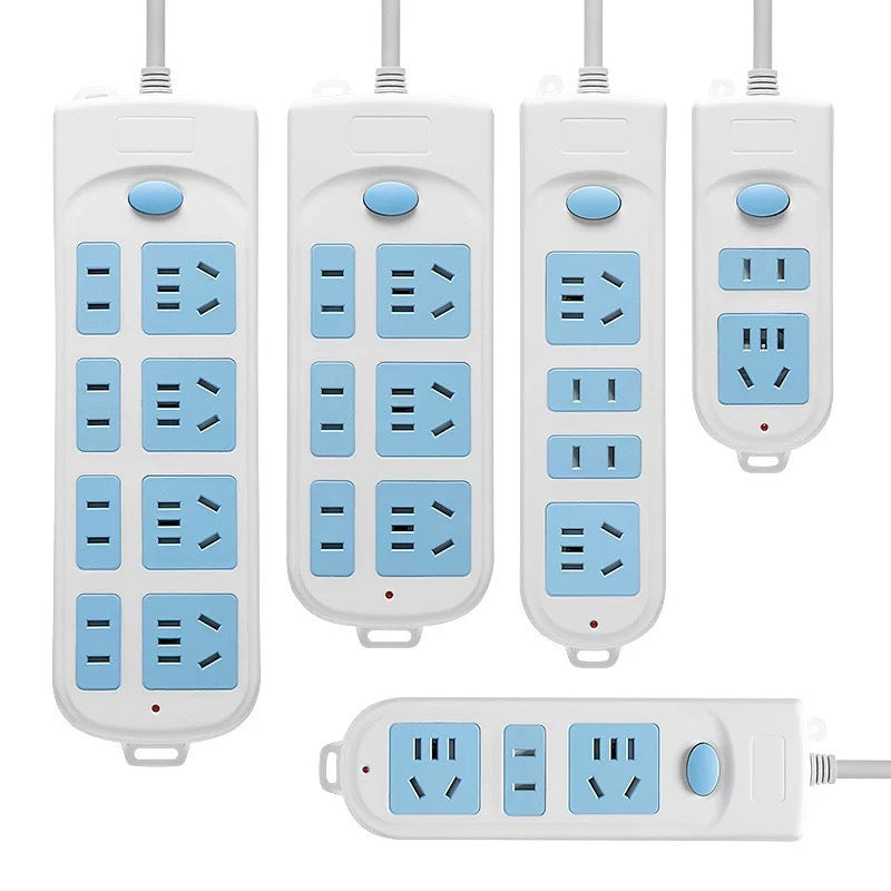 606 Series Extension Socket - Multi-Port Power Board, Long Cable, For Home Use