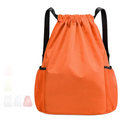 Drawstring Backpack - Large Capacity & Simple Design for Travel & Gym
