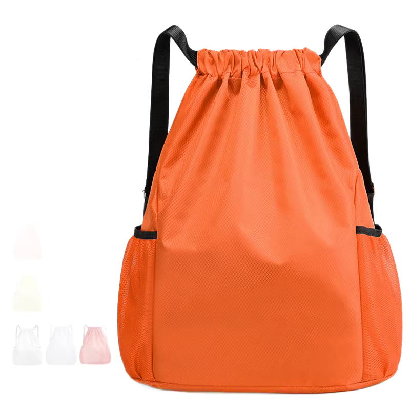 Drawstring Backpack - Large Capacity & Simple Design for Travel & Gym