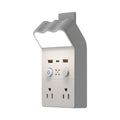 Universal Power Adapter - US & UK Plug, Multi-Outlet, Remote Control, Night Light, Travel Essential
