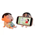 Crayon Shin-chan Desktop Phone Stand - Anime Action Figure & Desk Decor