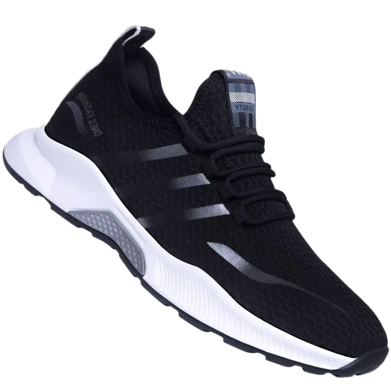 Men's Trendy Breathable Flyknit Running Shoes - Lightweight & Comfortable