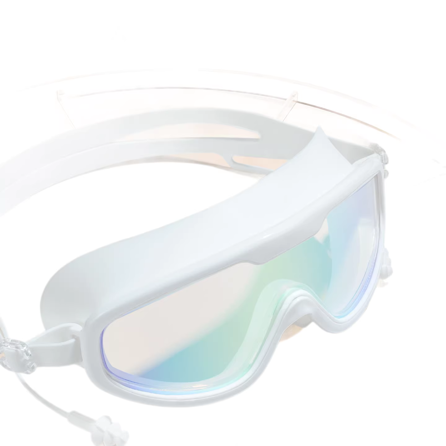 Adult Large Frame Swimming Goggles - Anti-Fog & Waterproof
