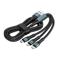 Three-in-one charging cable