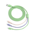 Three-in-one charging cable