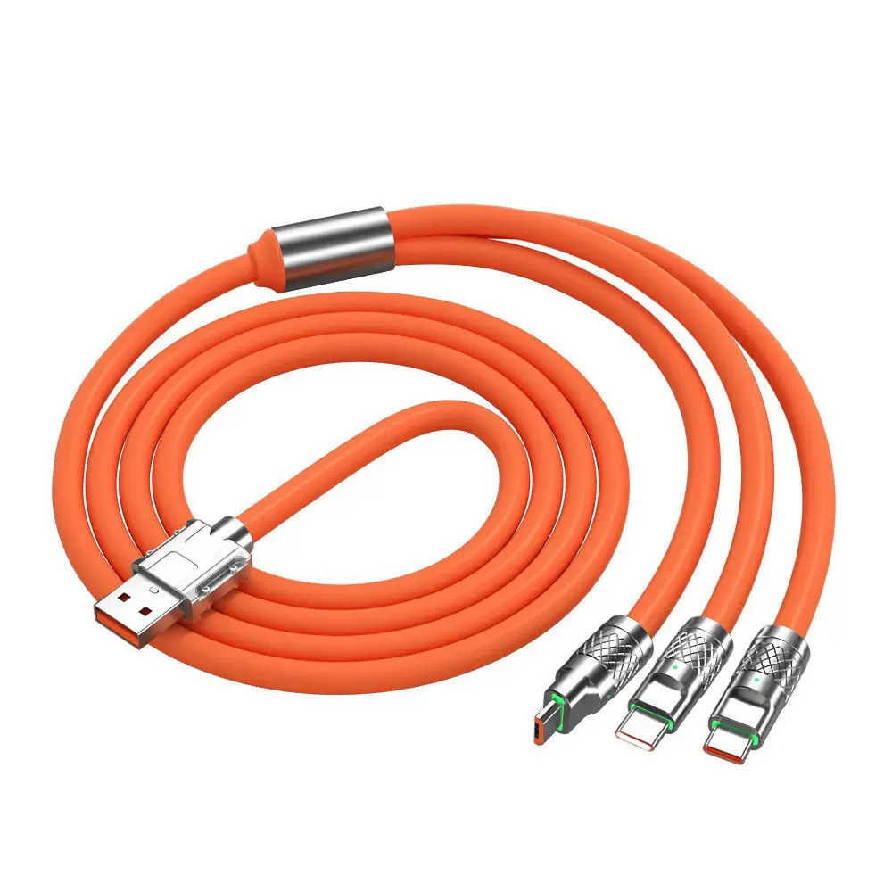 Three-in-one charging cable