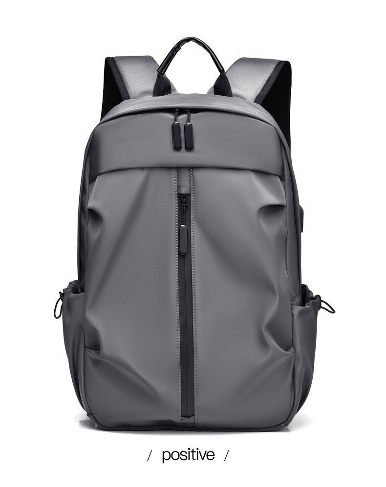 Men's Fashionable Large Capacity Laptop Backpack for Business Travel Daily Commuting Casual Sports Use Durable Water Resistant Lightweight Design with USB Charging Port and Multiple Compartments