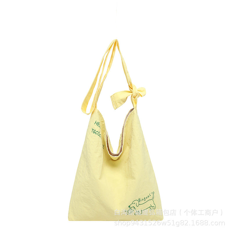 Summer New Dopamine Color Small Fresh Large Capacity Women Casual Crossbody Shoulder Bag Stylish Versatile Tote Bag for Daily Use Travel Work School